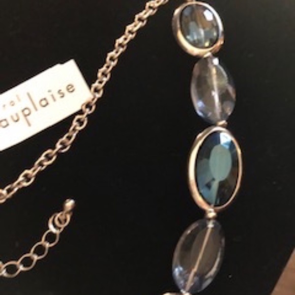 *HOST PICK* Two-Tone Blue and Silver Necklace *NEW* - Picture 2 of 6